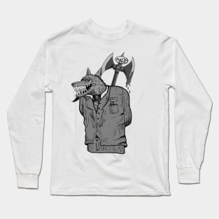 maga trump wolf Long Sleeve T-Shirt